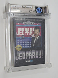 Brand New Jeopardy! Sega Genesis Factory Sealed Video Game Wata Graded 9.4 B+