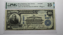 Load image into Gallery viewer, $10 1902 West Hoboken New Jersey NJ National Currency Bank Note Bill #9867 VF25