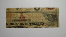 Load image into Gallery viewer, $1 1862 Staunton Virginia VA Obsolete Currency Bank Note Bill Central Bank of VA