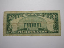 Load image into Gallery viewer, $5 1929 New York City NY National Currency Bank Note Bill Charter #2370 FINE