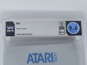 New Qix Sealed Atari 5200 Video Game Wata Graded 9.6 A++ Seal RARE 1982