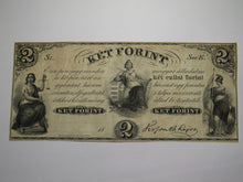 Load image into Gallery viewer, $2 18__ New York NY Obsolete Currency Bank Note Bill! Hungarian Fund Ket Forint