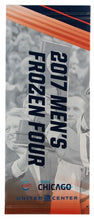 Load image into Gallery viewer, 2017 Frozen Four Denver Harvard Minnesota Notre Dame NCAA Used Game Day Banner