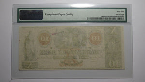 $10 18__ Hagerstown Maryland MD Obsolete Currency Bank Note Bill Remainder UNC65