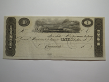 Load image into Gallery viewer, $1 18__ Cincinnati Ohio Obsolete Currency Bank Note Bill Remainder Post Note UNC