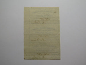 $20 1861 Confederate Bond Coupon Certificate Uncut Sheet Currency Bank Note Bill
