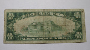 $10 1929 Flora Illinois IL National Currency Bank Note Bill Ch. #1961 FINE!