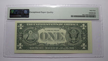 Load image into Gallery viewer, $1 1995 Radar Serial Number Federal Reserve Currency Bank Note Bill PMG UNC64EPQ