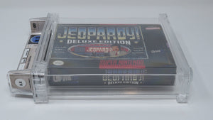 Jeopardy! Deluxe Edition Super Nintendo SNES Sealed Video Game Wata Graded 8.5 A