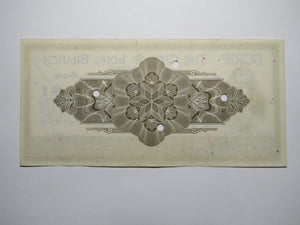 $1 1934 Long Branch New Jersey NJ Obsolete Currency Bank Note Scrip City of LB