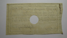 Load image into Gallery viewer, 1790 10 Shillings Connecticut Comptrollers Office Colonial Currency Note Pomeroy