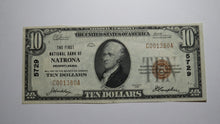 Load image into Gallery viewer, $10 1929 Natrona Pennsylvania PA National Currency Bank Note Bill Ch. #5729 VF++