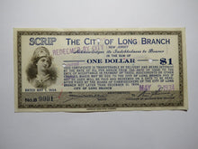 Load image into Gallery viewer, $1 1934 Long Branch New Jersey NJ Obsolete Currency Bank Note Scrip City of LB