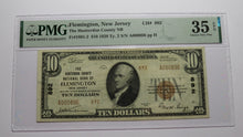 Load image into Gallery viewer, $10 1929 Flemington New Jersey National Currency Bank Note Bill Ch. #892 VF35EPQ