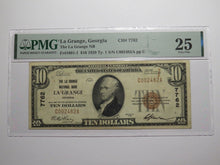 Load image into Gallery viewer, $10 1929 La Grange Georgia GA National Currency Bank Note Bill Ch #7762 VF25 PMG