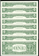 Load image into Gallery viewer, 15 $1 1969 Consecutive Serial Numbers Federal Reserve Currency Bank Note Bills