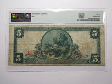 Load image into Gallery viewer, $5 1902 Berkeley California CA National Currency Bank Note Bill #12320 F15 PMG