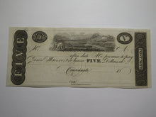 Load image into Gallery viewer, $5 18__ Cincinnati Ohio Obsolete Currency Bank Bill Remainder Post Note UNC++