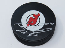 Load image into Gallery viewer, Brad Bombardir Autographed Signed New Jersey Devils InGlasCo Hockey Puck