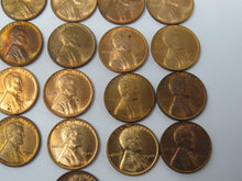 Load image into Gallery viewer, 1945-P Brilliant Uncirculated Wheat Cent Penny Partial Roll 25+ Uncirculated BU