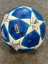 Load image into Gallery viewer, 2018-19 Match Used Galatasaray UEFA Champions League Team Signed Soccer Ball
