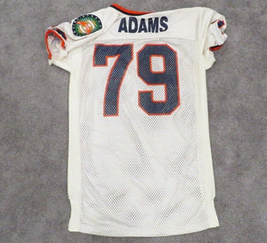 1989 Adams Syracuse Orange Game Used Worn Football Jersey NCAA 100th Patch