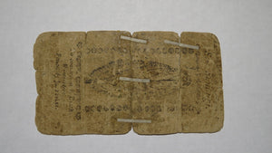 1763 Six Shillings New Jersey NJ Colonial Currency Note Bill! RARE ISSUE! 6s!