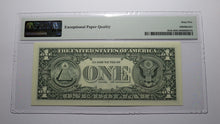 Load image into Gallery viewer, $1 1988 Radar Serial Number Federal Reserve Currency Bank Note Bill PMG UNC65EPQ