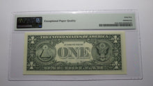Load image into Gallery viewer, $1 1988 Radar Serial Number Federal Reserve Currency Bank Note Bill PMG UNC65EPQ