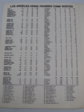 Load image into Gallery viewer, 1979 Wayne Gretzky 4th NHL Game Edmonton Oilers Vs. LA Kings Game Program Debut