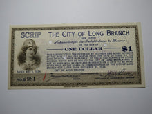 Load image into Gallery viewer, $1 1934 Long Branch New Jersey NJ Obsolete Currency Bank Note Scrip City of LB