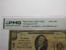 Load image into Gallery viewer, $10 1929 New Paltz New York National Currency Bank Note Bill Ch. #1186 F15 PMG