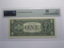 Load image into Gallery viewer, $1 2017 Radar Serial Number Federal Reserve Currency Bank Note Bill PMG UNC66EPQ