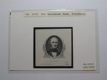 Load image into Gallery viewer, $100 1850&#39;s Fitchburg Massachusetts MA Alvah Crocker Obsolete Currency Portrait