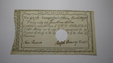 Load image into Gallery viewer, 1790  £2 Connecticut CT Interest Cert. Colonial Currency Note Bill Ralph Pomeroy