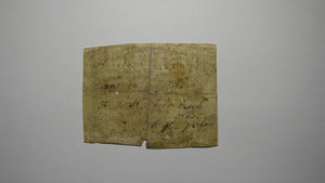 1760 Twenty Shillings North Carolina NC Colonial Currency Bank Note Bill 20s