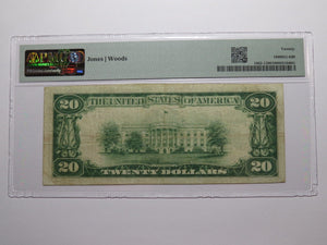 $20 1929 Liberal Kansas KS National Currency Bank Note Bill #6720 Binary Serial