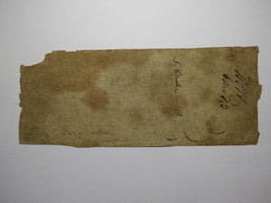$1 1824 Jersey City New Jersey Obsolete Currency Bank Note Bill Jersey Bank