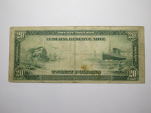 Load image into Gallery viewer, $20 1914 Cleveland Ohio OH Federal Reserve Large Bank Note Bill Blue Seal FINE+