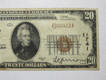 Load image into Gallery viewer, $20 1929 St. Paul Minnesota MN National Currency Bank Note Bill #11741 VF Saint