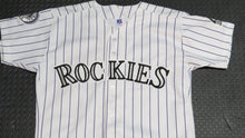 Load image into Gallery viewer, 1993 Jerald Clark Colorado Rockies Inaugural Year Game Used Worn Baseball Jersey