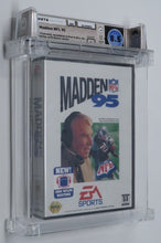 Load image into Gallery viewer, Madden &#39;95 NFL Football Sega Genesis Factory Sealed Video Game Wata Graded 8.5