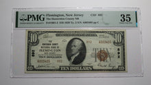 Load image into Gallery viewer, $10 1929 Flemington New Jersey NJ National Currency Bank Note Bill Ch. #892 VF35