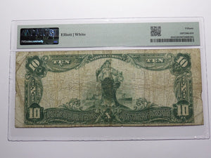 $10 1902 Ogden Utah UT National Currency Bank Note Bill Ch. #2597 PMG F15