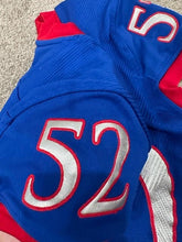 Load image into Gallery viewer, 2021 D.J. Withers Kansas Jayhawks Game Used Worn NCAA ADIDAS Football Jersey