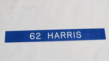 Load image into Gallery viewer, 1995 Harris #62 St. Louis Rams Game Used NFL Locker Room Nameplate Los Angeles