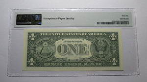 $1 2003 Repeater Serial Number Federal Reserve Currency Bank Note Bill PMG UNC66