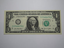 Load image into Gallery viewer, $1 2021 Radar Serial Number Federal Reserve Currency Bank Note Bill UNC 67466476