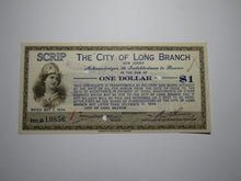 Load image into Gallery viewer, $1 1934 Long Branch New Jersey NJ Obsolete Currency Bank Note Scrip City of LB!