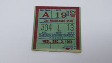 Load image into Gallery viewer, December 3, 1969 New York Rangers Vs. Chicago Blackhawks NHL Hockey Ticket Stub